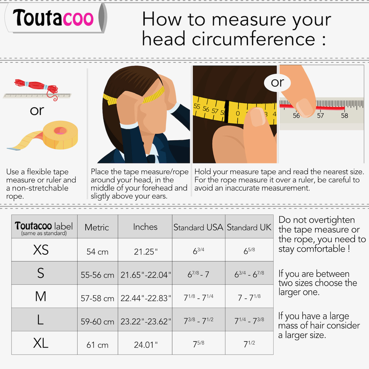 Comment Mesurer Votre Tour De T Te Toutacoo